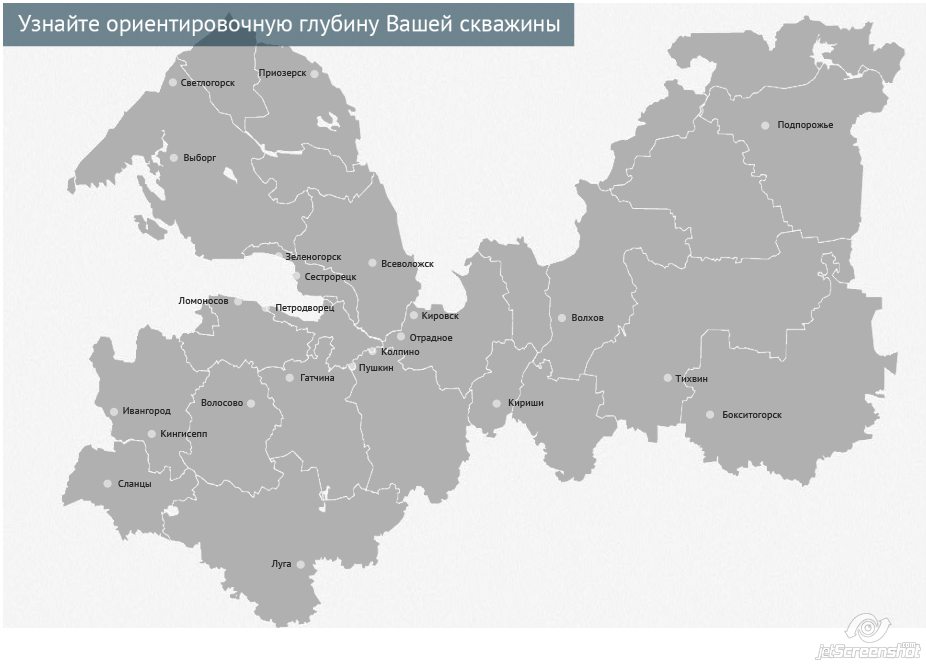 Карта санкт петербурга и ленинградской области с районами и деревнями подробная